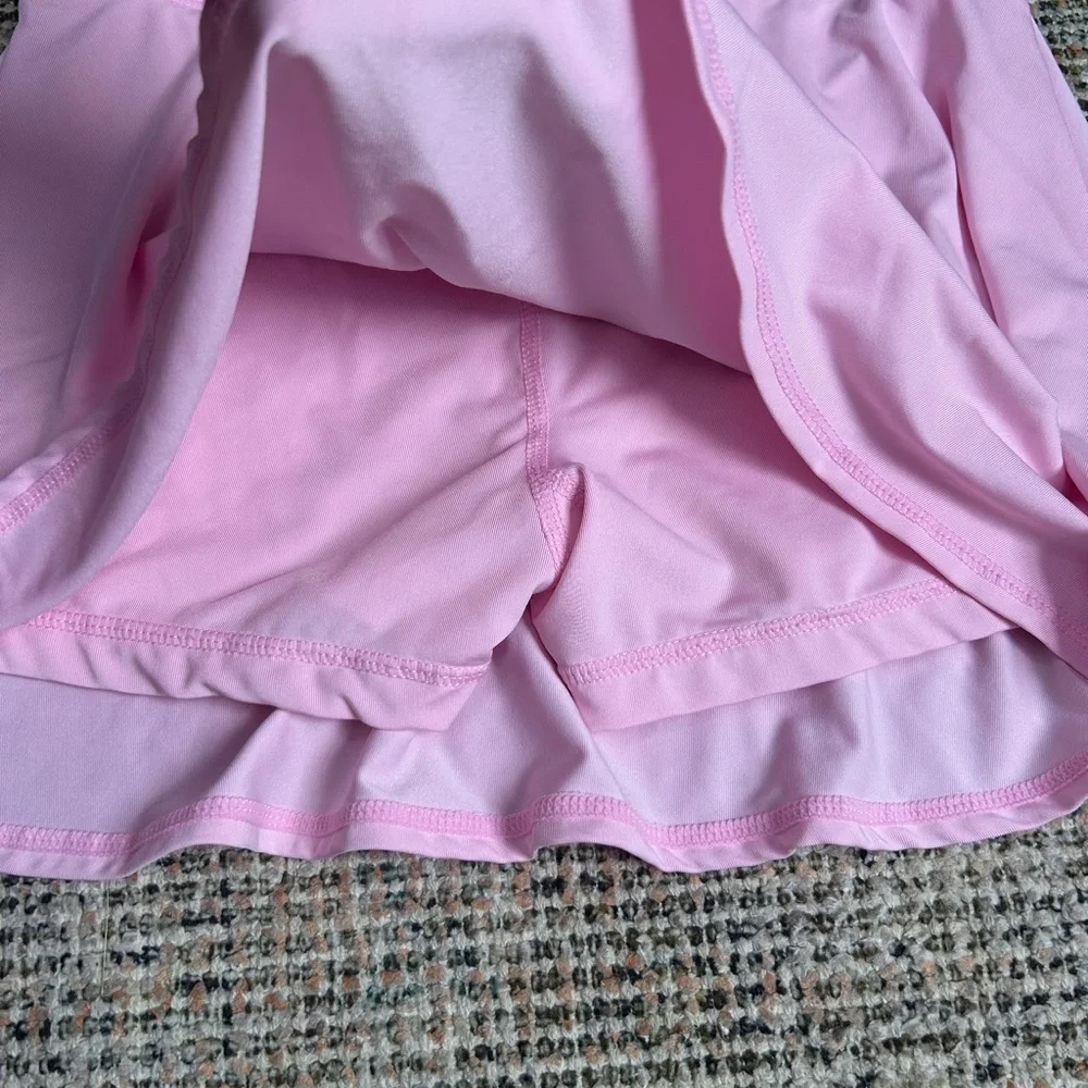 Yogalicious Soft Pink Kids Skort - Picture 3 of 4